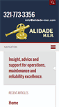 Mobile Screenshot of alidade-mer.com